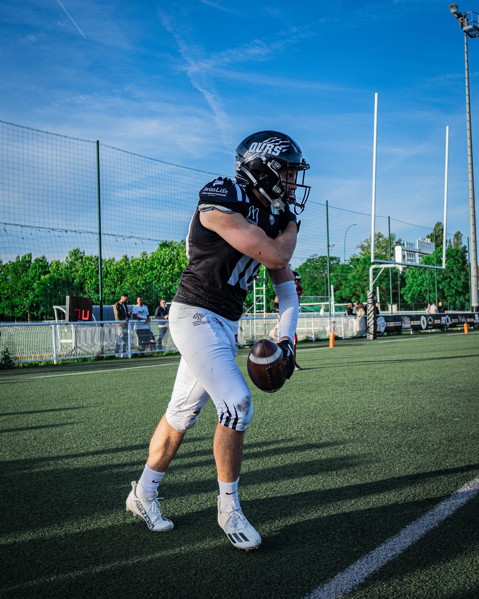 Football Américain - action de jeu