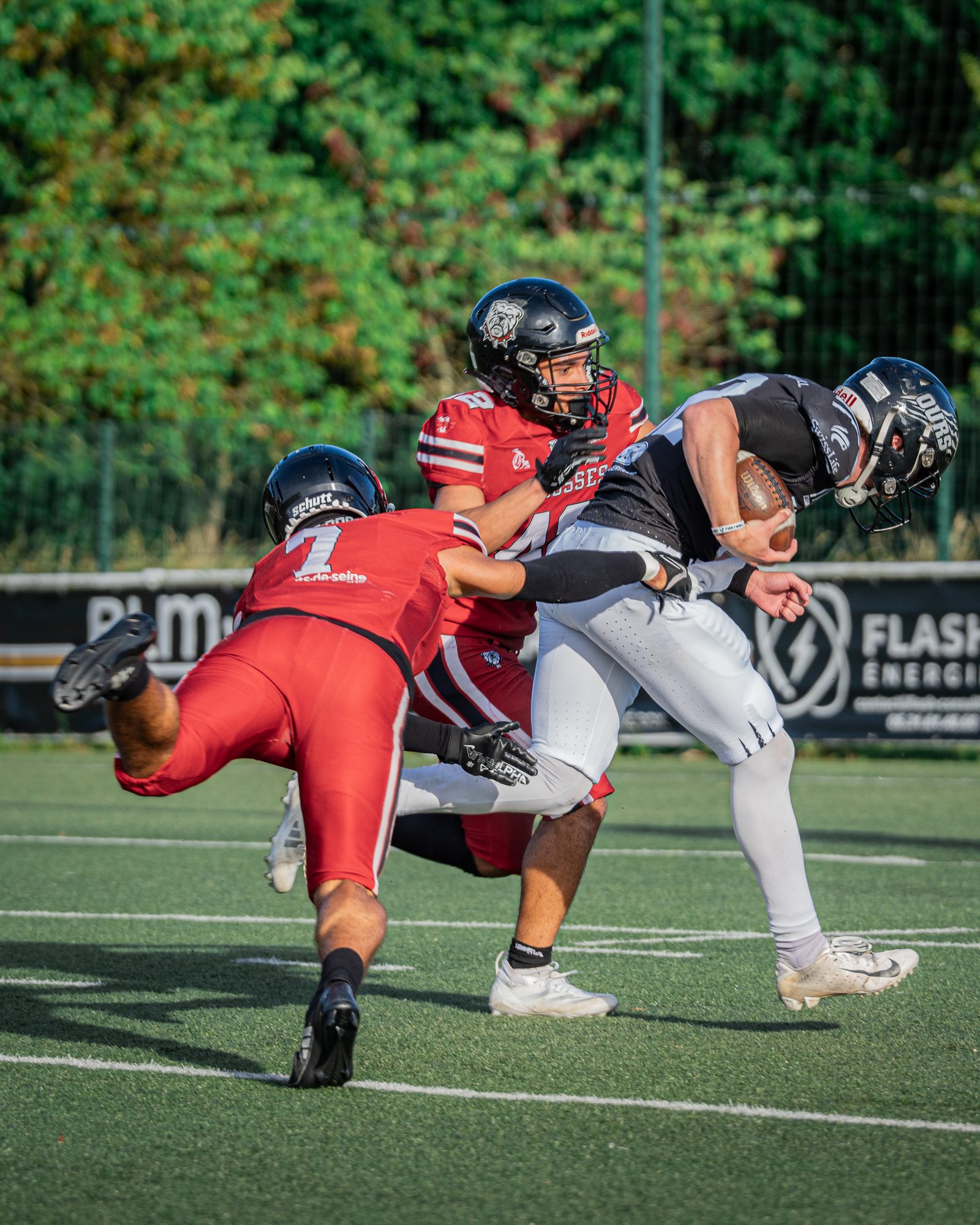 Football Américain - action de jeu
