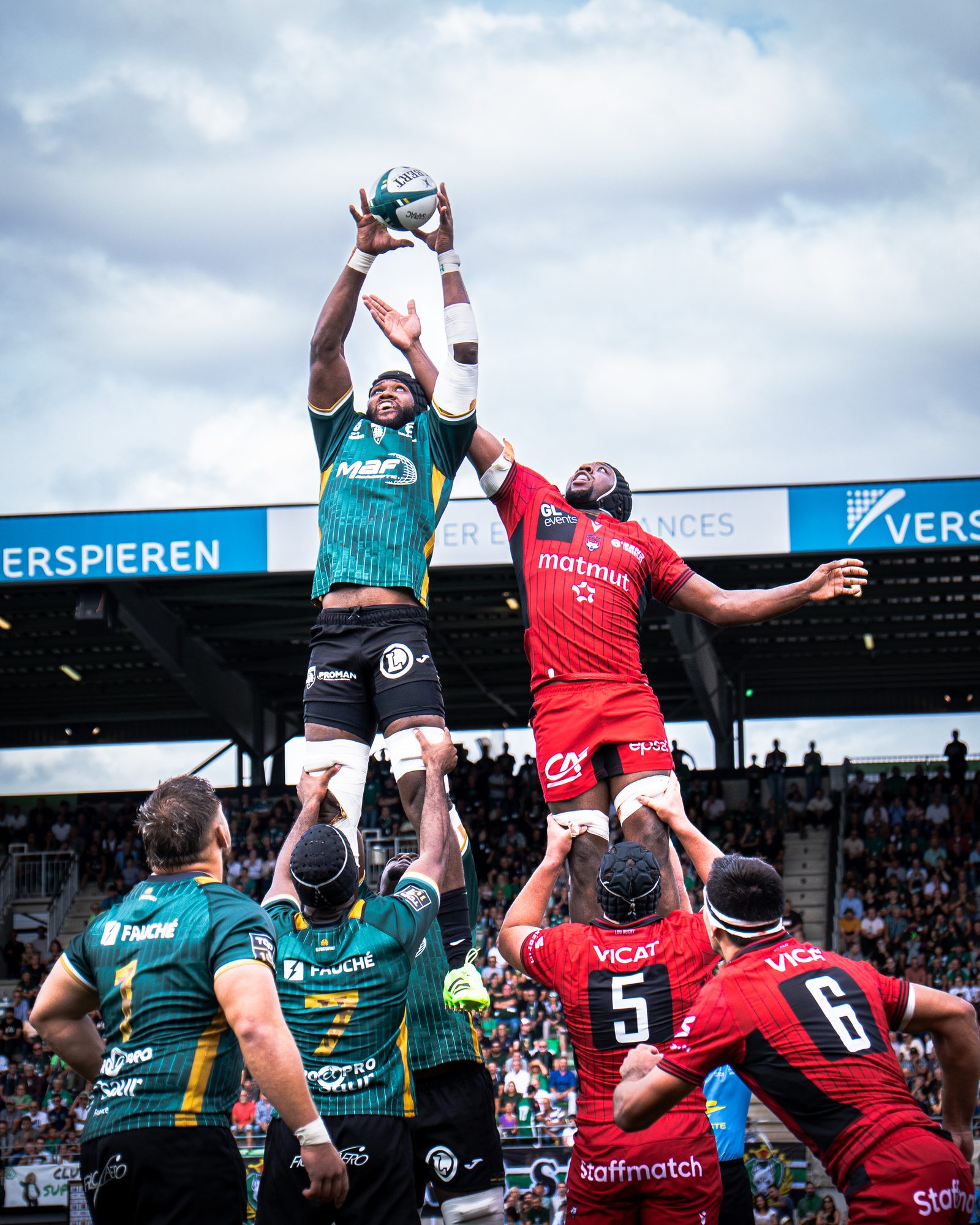 Rugby - action de jeu